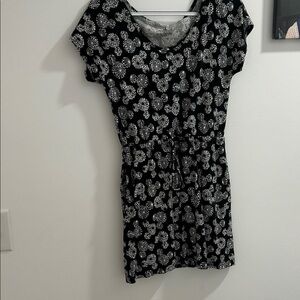 Disney Black and White Mickey Mini Dress